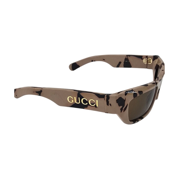 Gucci Brown and Black Patterned Sunglasses - Picture 3 of 6